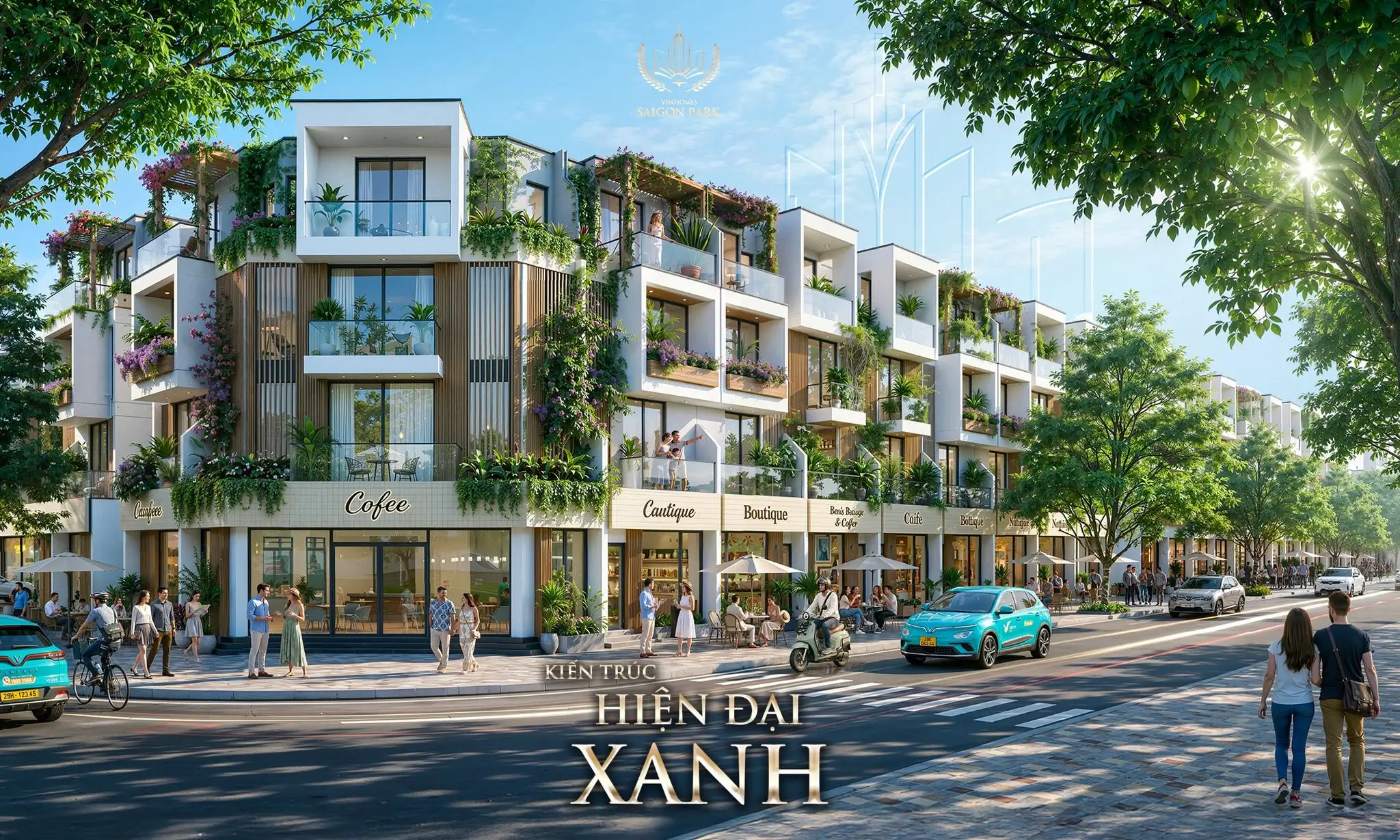 Kiến trúc Hiện Đại Xanh tại Vinhomes Saigon Park