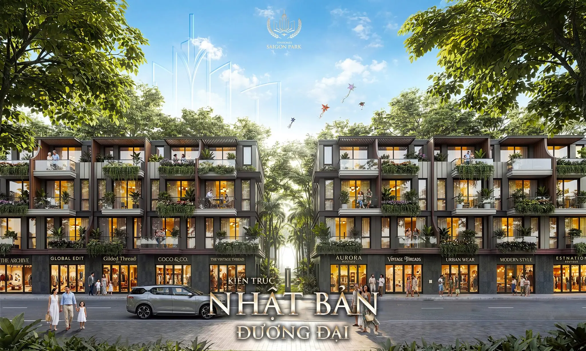 Kiến trúc Nhật Bản Đương Đại tại Vinhomes Saigon Park